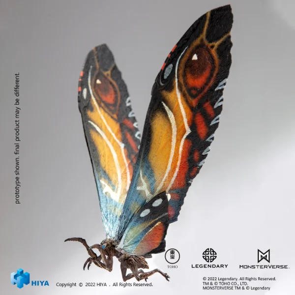 HIYA TOYS EXQUISITE BASIC: "GODZILLA: KING OF THE MONSTERS" - Mothra - Godzilla