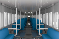 Semi-cross seat interior set A (blue) 7