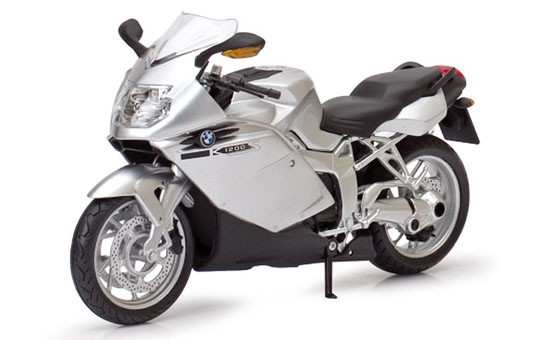 1/12 TOYABI DIECAST MOTORCYCLE: 1/12 BMW K1200S (Silver)