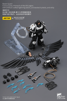Raven Guard Corvus Corax, Primarch of the XIX Legion with artificer-crafted lightning talons, archaeotech pistols, and whip 20
