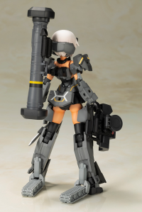 FRAME ARMS GIRL GOURAI-KAI [BLACK] with FGM148 TYPE ANTI-TANK MISSILE 3