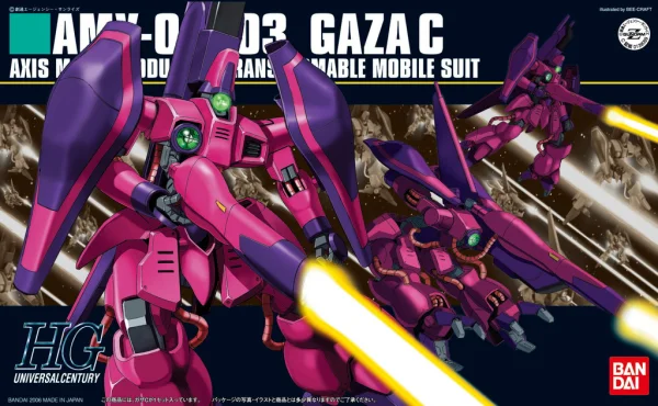 BANDAI HOBBY HGUC 1/144 #63 Gaza C (Normal Type) - Mobile Suit Gundam Zeta