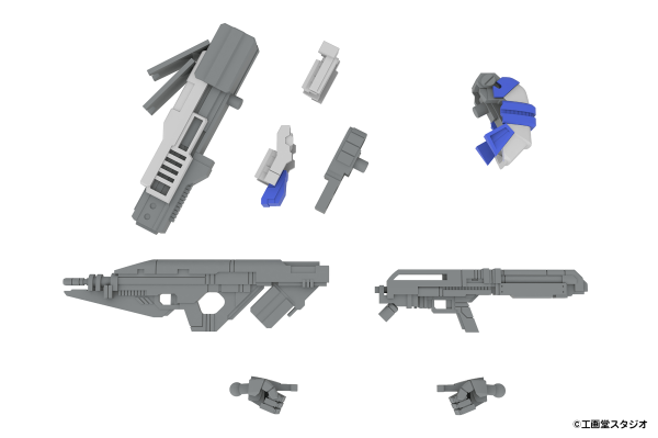 EXTENSION SET A For 5inM 1/48 PLD［LC40 LCAN＆VP1 MSENS&P-9SL ASR＆M58 GRND＆Hands for hand-held weapons (left and right)］