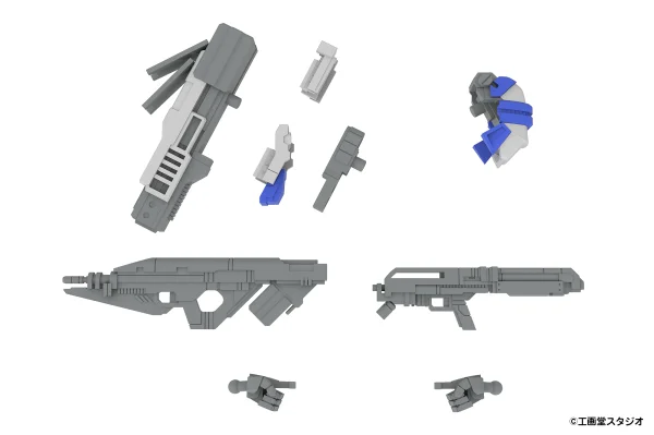 PLUM PMOA EXTENSION SET A For 5inM 1/48 PLD［LC40 LCAN＆VP1 MSENS&P-9SL ASR＆M58 GRND＆Hands for hand-held weapons (left and right)］ - POWERDoLLS