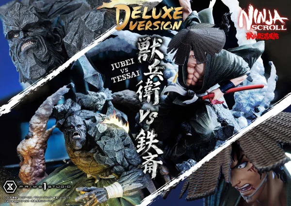 Prime 1 Studio Ultimate Premium Masterline Ninja Scroll Jube versus Tessai Deluxe Version - Ninja Scroll