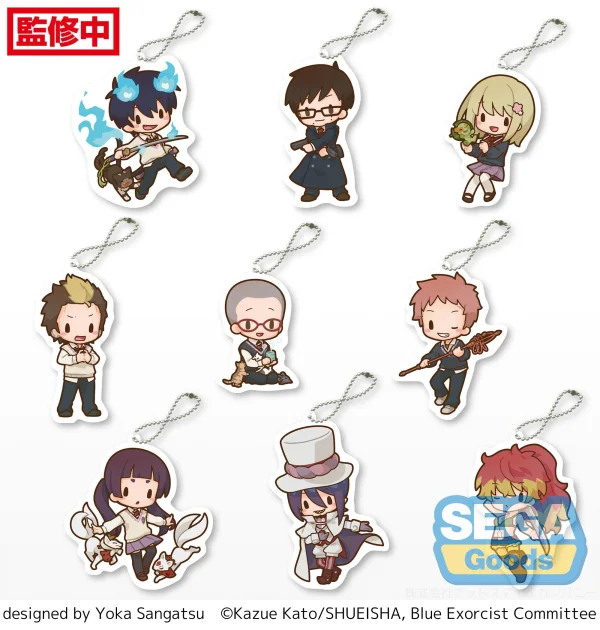 SEGA fuwa petit "Blue Exorcist -Shimane Illuminati Saga-" Acrylic Keychain - Blue Exorcist