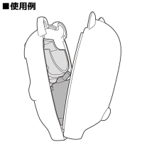 Nendoroid More Kigurumi Face Parts Case (White Kitsune) 3