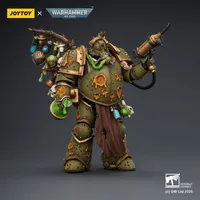 JOYTOY Death Guard Biologus Putrifier with Injector Pistol and Hyper Blight Grenades - Warhammer 40K - photo 3