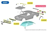 Aoshima KPGC10 SKYLINE HT GT-R 1970 Silver - Scale Kits - photo 6