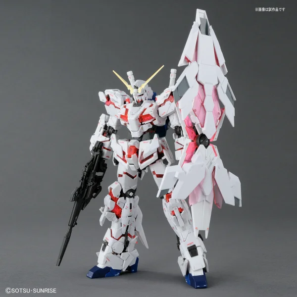 BANDAI HOBBY RG 1/144 RX-0 Unicorn Gundam [Bande Dessienee Ver.] - Mobile Suit Gundam Unicorn / Narrative