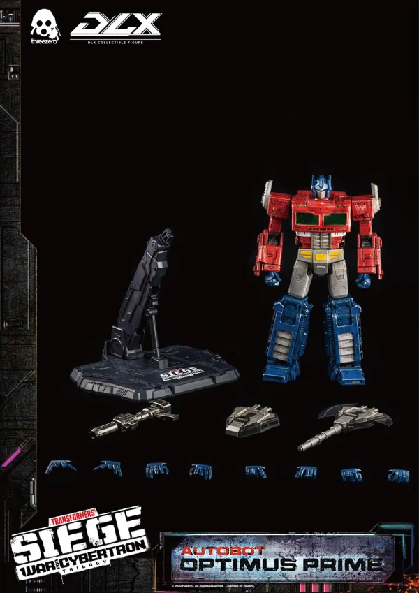 threezero Transformers: War For Cybertron Trilogy - DLX Optimus Prime - Transformers