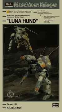 Hasegawa 1/20  Moon Type Humanoid Unmanned Interceptor Großer Hund "LUNA HUND" - Maschinen Krieger - photo 1