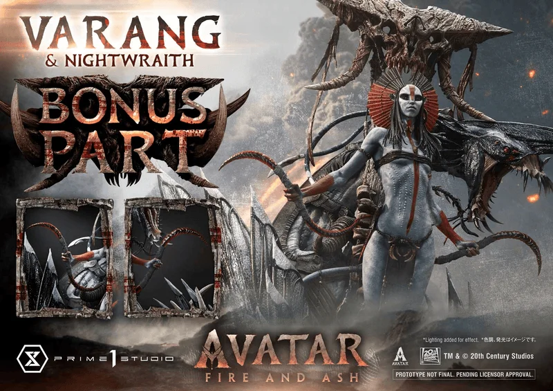 Prime 1 Studio Real Elite Masterline Avatar: Fire and Ash (Film) Varang & Nightwraith Avatar Legacy Collection Bonus Version - Avatar