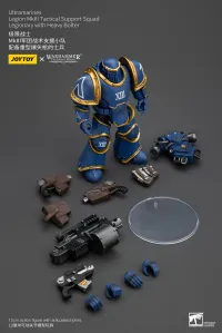 JOYTOY Ultramarines Legion MKIII Tactical Support Squad Legionary with Heavy Bolter - Warhammer 40K - photo 5