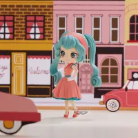 BANDAI Hatsune Miku World Journey vol.1 "Vocaloid", Bandai Spirits Q posket Figure - Hatsune Miku - photo 7