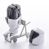 GOOD SMILE COMPANY PLAMAX MF-88 minimum factory Minori with Honda BF350 Outboard Engine - Character Kits - photo 6