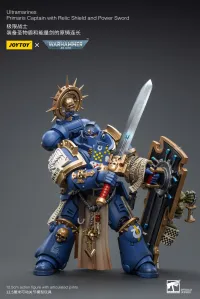 JOYTOY Ultramarines Primaris Captain with Relic Shield and Power Sword - Warhammer 40K - photo 2