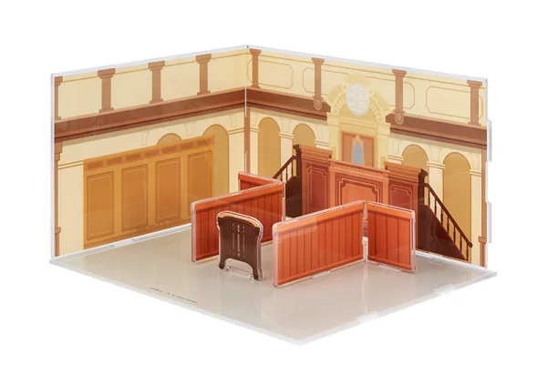 GOOD SMILE COMPANY Ace Attorney Acrylic Diorama Background Courtroom(re-order) - The Great Ace Attorney