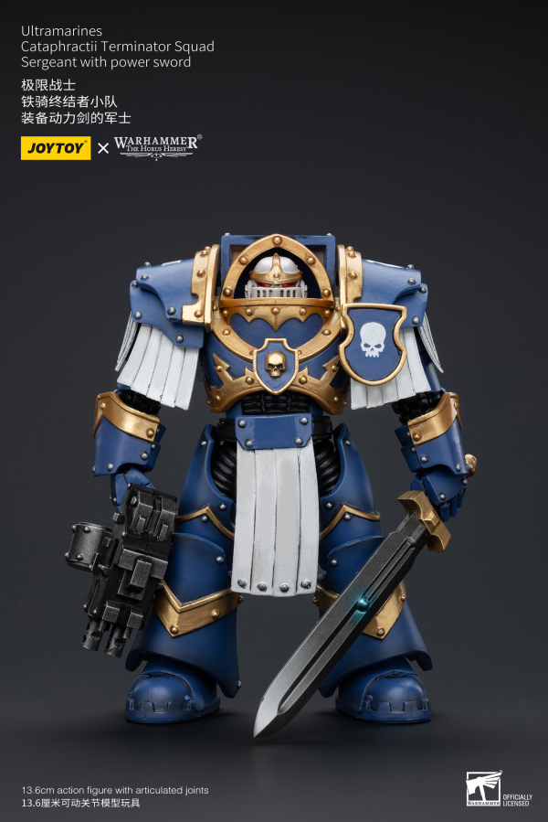 Ultramarines Cataphractii Terminator Squad Sergeant with Power Sword