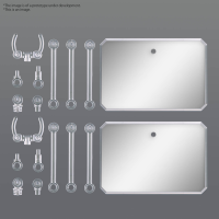 ACTION BASE 6 [CLEAR COLOR] MIRROR STICKERS SET 3