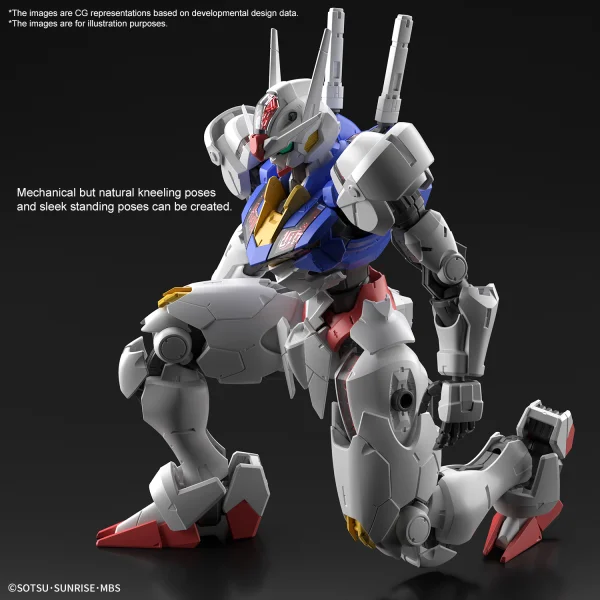BANDAI HOBBY FULL MECHANICS 1/100 GUNDAM AERIAL - Mobile Suit Gundam: The Witch from Mercury