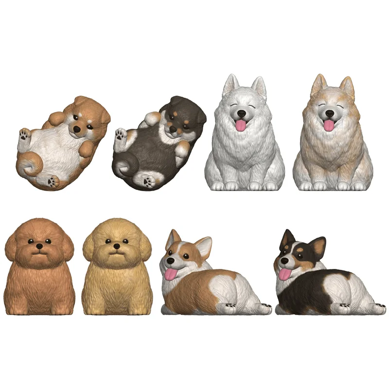 BANDAI Mocchiri Kororin Dogs (Open Box/12) - Blind Boxes