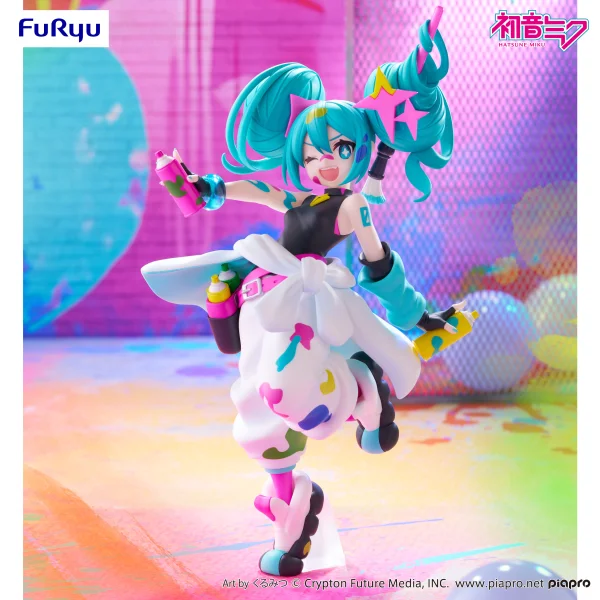 FuRyu Hatsune Miku Trio-Try-iT Figure -Paint Girl- - Hatsune Miku