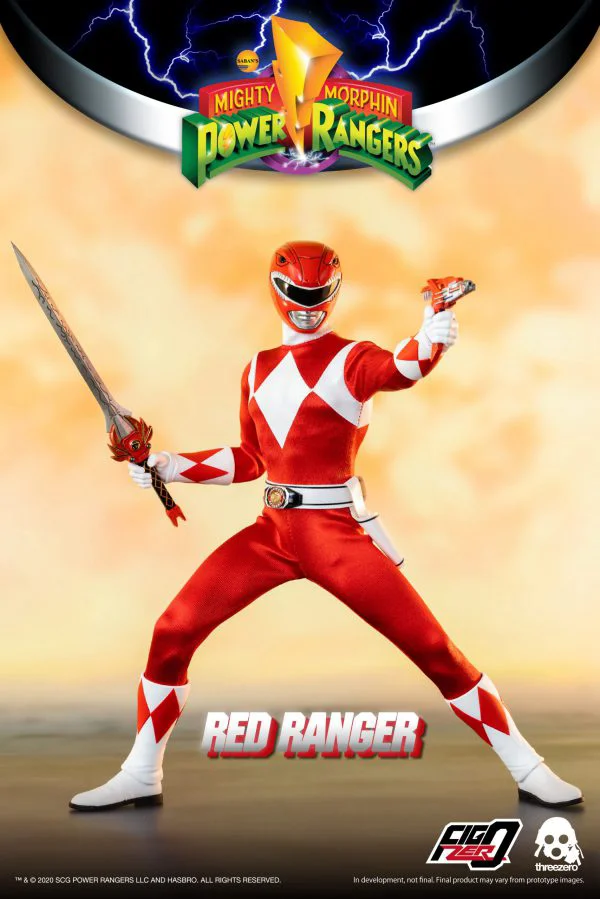 threezero Mighty Morphin Power Rangers - FigZero 1/6 Red Ranger - Power Rangers