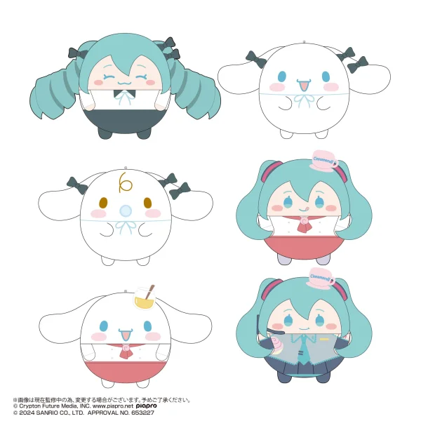 MAX LIMITED Hatsune miku×Cinnamoroll FUWA KORORIN2 (6pc per box) - Hatsune Miku