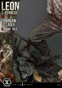 Prime 1 Studio Ultimate Premium Masterline Resident Evil 4 Leon S. Kennedy versus Chainsaw Villager Bonus Version - Video Games - photo 20