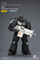Iron Hands Intercessor with Bolt Rifle, Bolt Pistol and Chainsword 18