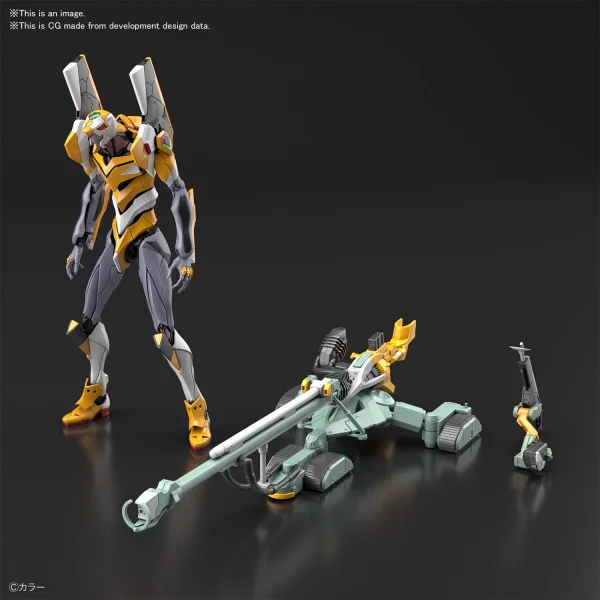 BANDAI HOBBY RG ARTIFICIAL HUMAN EVANGELION UNIT-OO DX POSITRON CANNON SET - Neon Genesis Evangelion