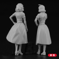 [FC10] 1:24 50’s AMERICAN GIRLS FIGURE (Two kits in the box) 5
