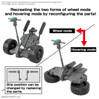 30MM 1/144 Extended Armament Vehicle (WHEEL MOBILE Ver.) 6
