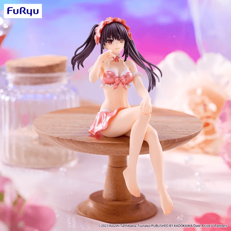 FuRyu Date A LiveⅤ Noodle Stopper Figure -Kurumi Tokisaki Swimsuit Pastel Red Color ver.- - Date A Live