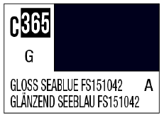 C365 Glossy Seablue FS151042 [US navy standard color WWII]