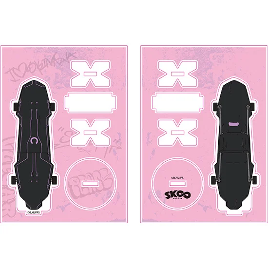 ORANGE ROUGE SK8 the Infinity Acrylic Stand Cherry Blossom - SK8 the Infinity