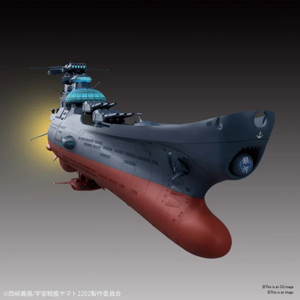 BANDAI HOBBY Star Blazers - 1/1000 Experimental Ship of Transcendental Dimension GINGA - Space Battleship Yamato