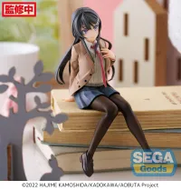SEGA "Rascal Does Not Dream of a Knapsack Kid" PM Perching Figure "Mai Sakurajima" - Rascal Does Not Dream of Bunny Girl Senpai - photo 4