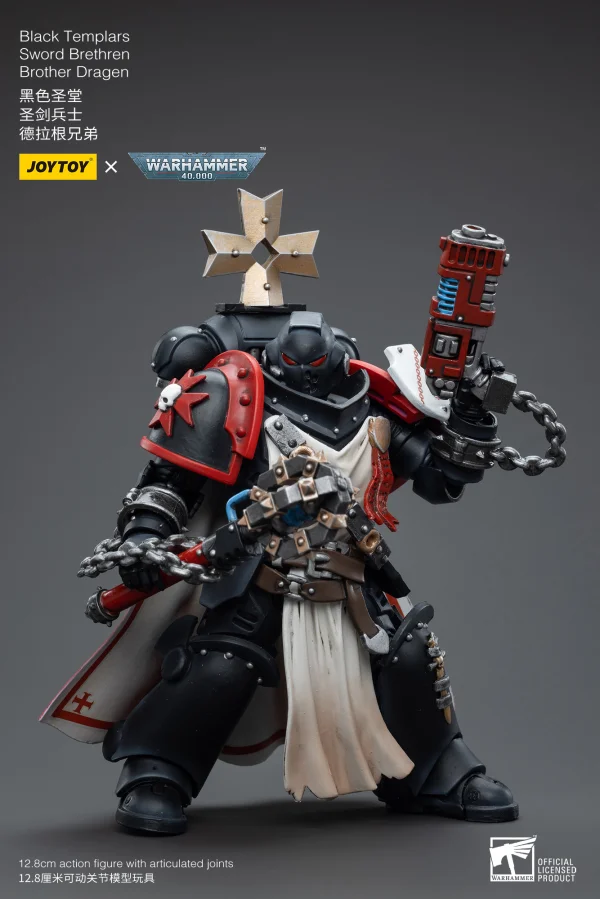 JOYTOY Black Templars Sword Brethren Brother Dragen - Warhammer 40K