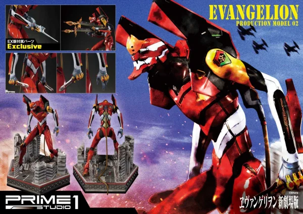 Prime 1 Studio Ultimate Diorama Masterline Evangelion Production Model-02 EX Version - Neon Genesis Evangelion