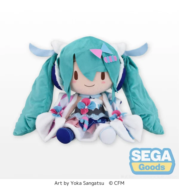 SEGA Hatsune Miku Magical Mirai 2020 Winter Festival Fluffy Plush (L) - Hatsune Miku