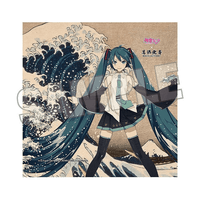 Hatsune Miku x Katsushika Hokusai iXima Hand Towel The Great Wave off Kanagawa 1