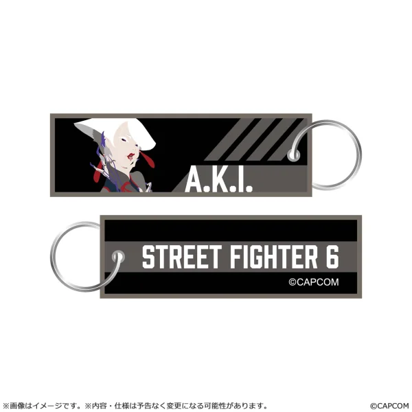 CAPCOM Street Fighter 6 Flight Tag Keychain A.K.I. - Street Fighter
