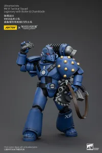 JOYTOY Ultramarines MK VI Tactical Squad Legionary with Bolter& Chainblade - Warhammer 40K - photo 2