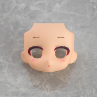 Nendoroid Doll Customizable Face Plate - Narrowed Eyes: With Makeup (Peach) 1