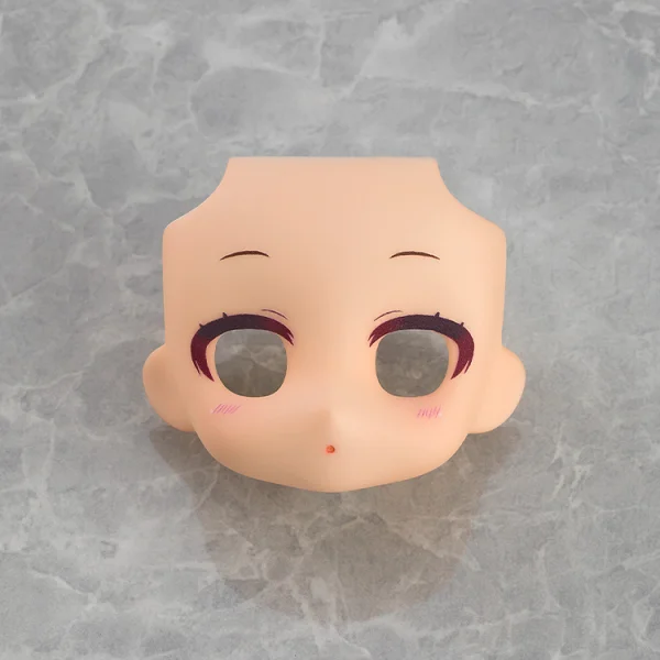 GOOD SMILE COMPANY Nendoroid Doll Customizable Face Plate - Narrowed Eyes: With Makeup (Peach) - Figure Accessories
