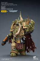Death Guard Plague Marine Champion with Plasma Pistol and Power Fist 7