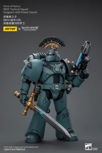 JOYTOY Sons of Horus MKVI Tactical Squad Sergeant with Power Sword - Warhammer 40K - photo 4