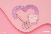 LuLu the Piggy Generic - Carabiner Clip (Heart shape ver.) 3